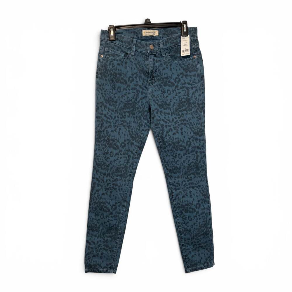 Current/Elliott The Stiletto Skinny Jeans in Storm Leopard